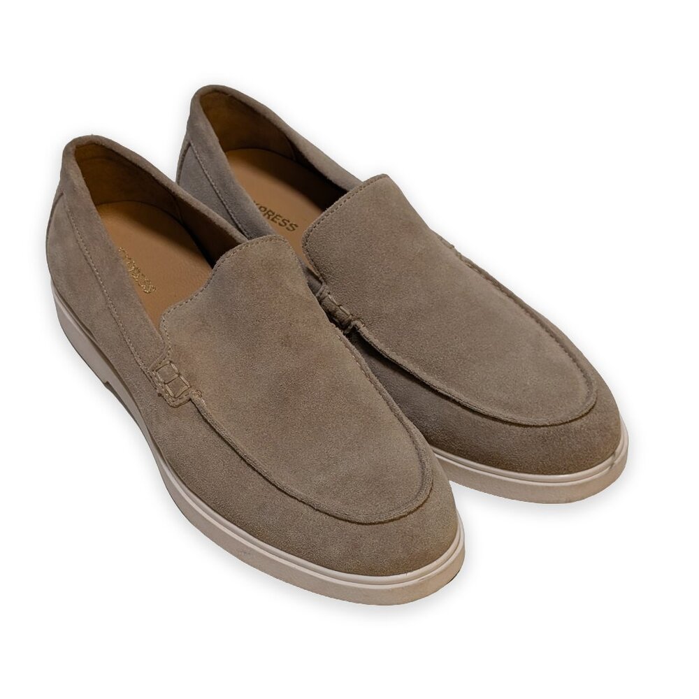 Express Tan Suede Slip On Everyday Performance Hybrid Loafers Men's Size 8